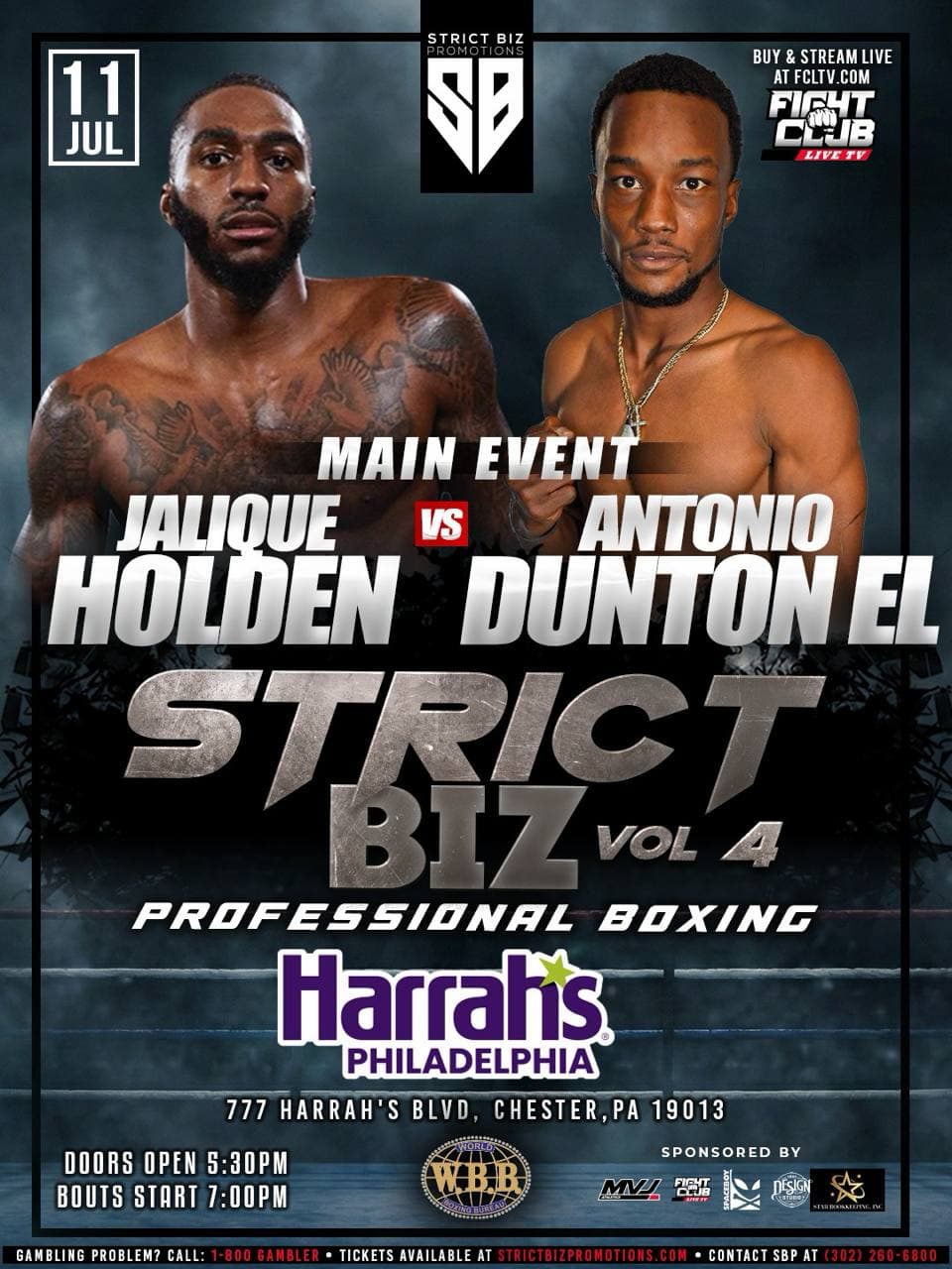 Jalique Holden vs Antonio Dunton El
