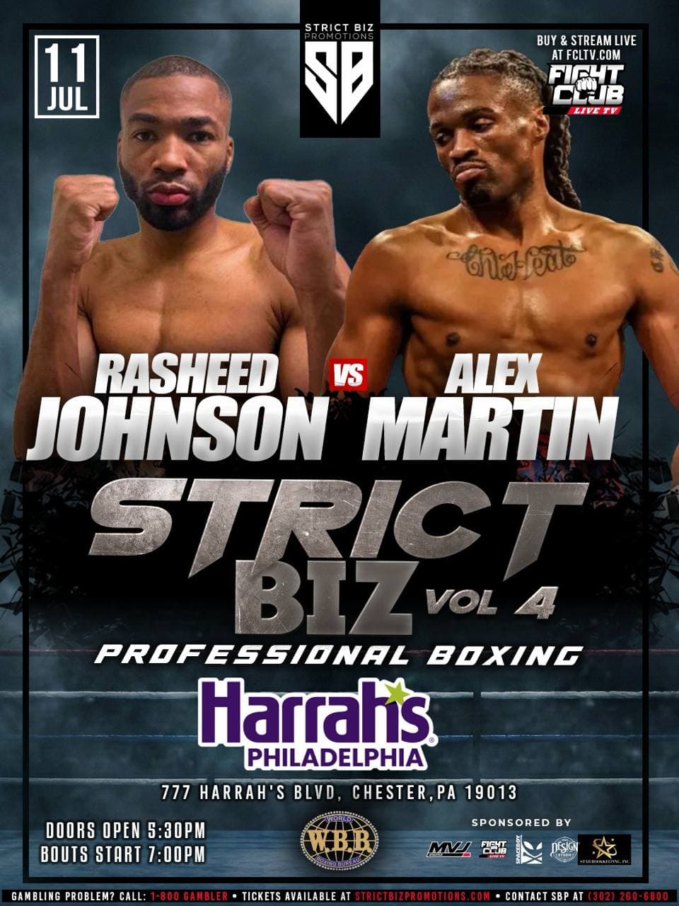 Rasheed Johnson vs Alex Martin