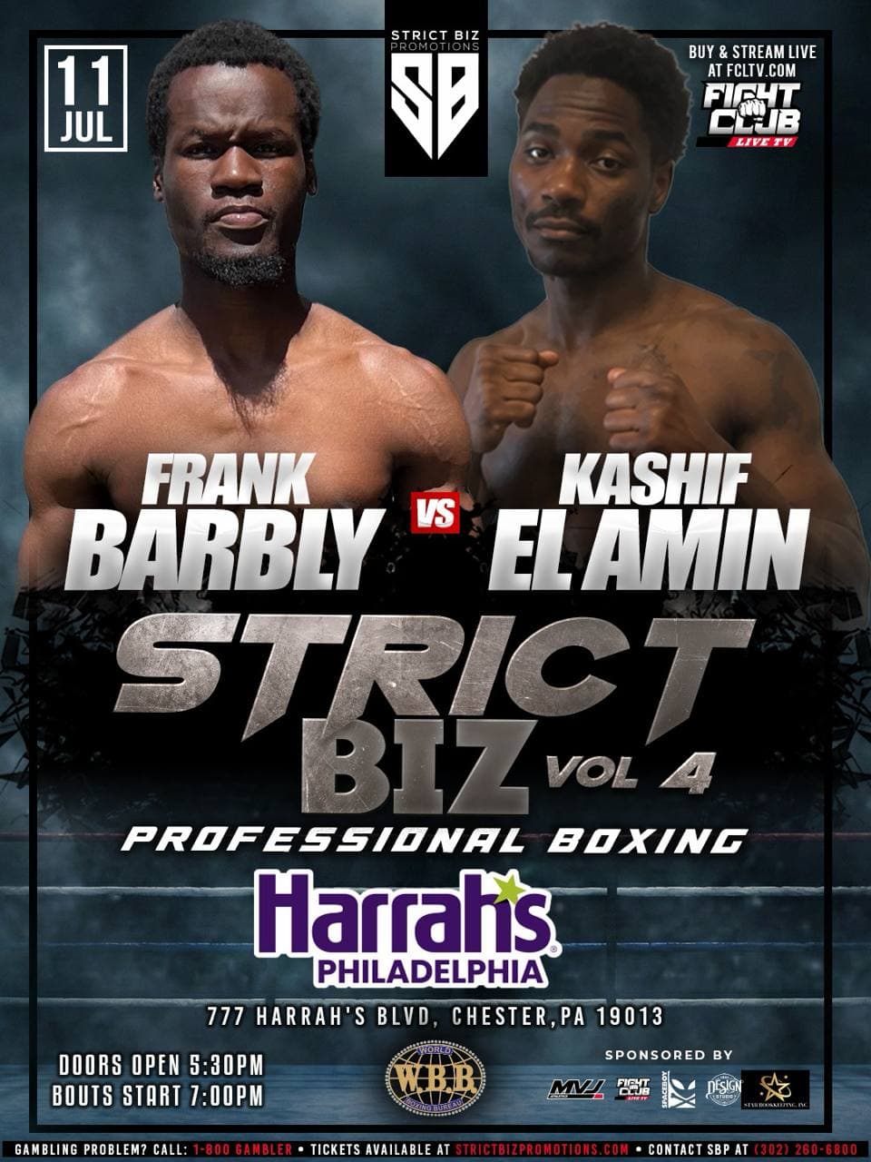 Frank Barbly vs Kashif El Amin