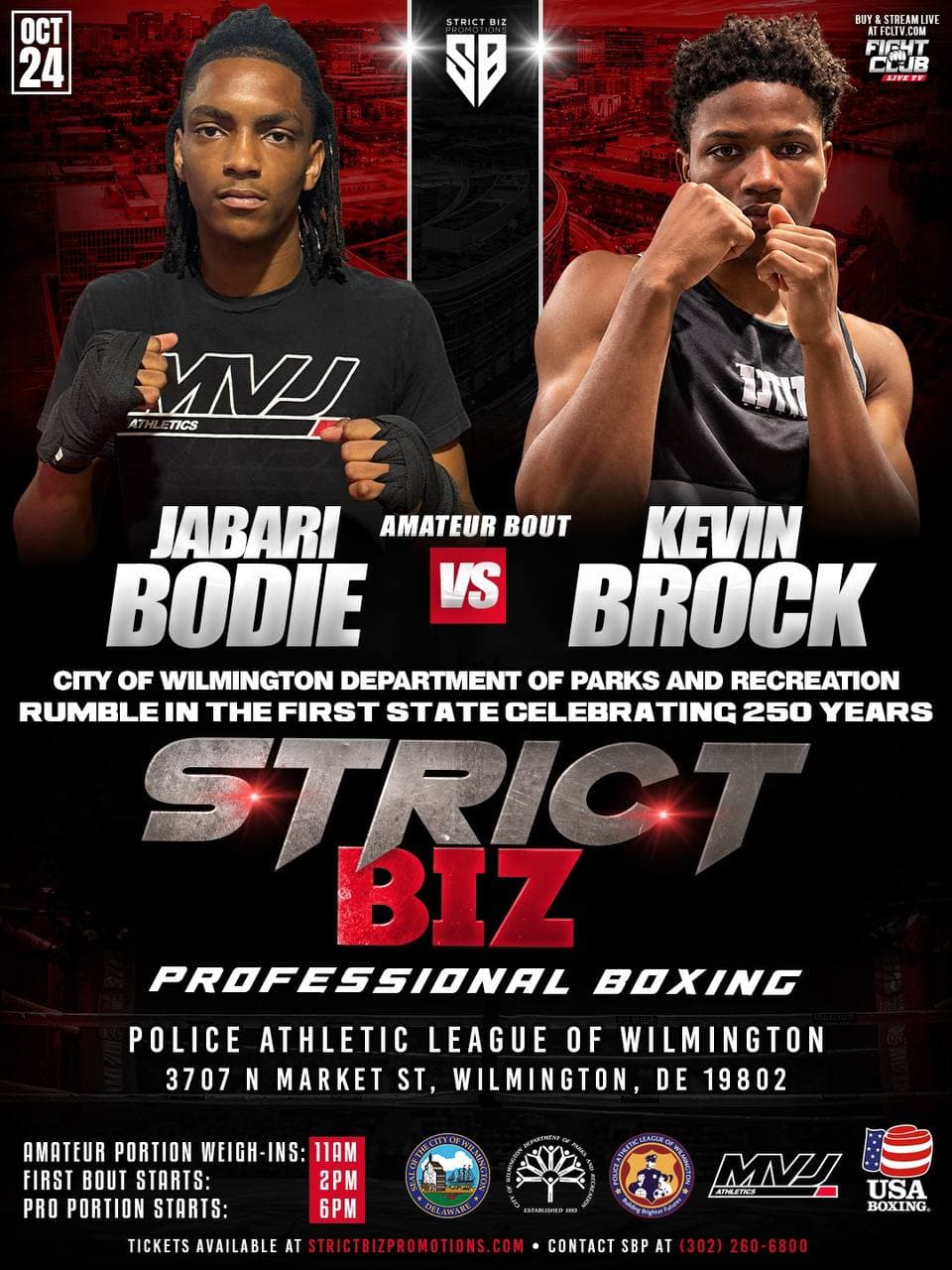 Kevin Brock vs Jabarri Body