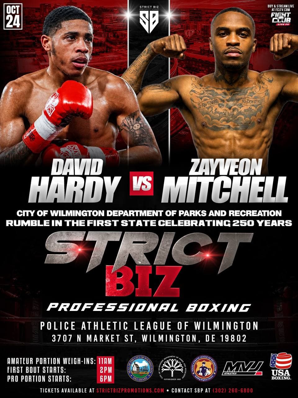 David Hardy vs Zayveon Mitchell