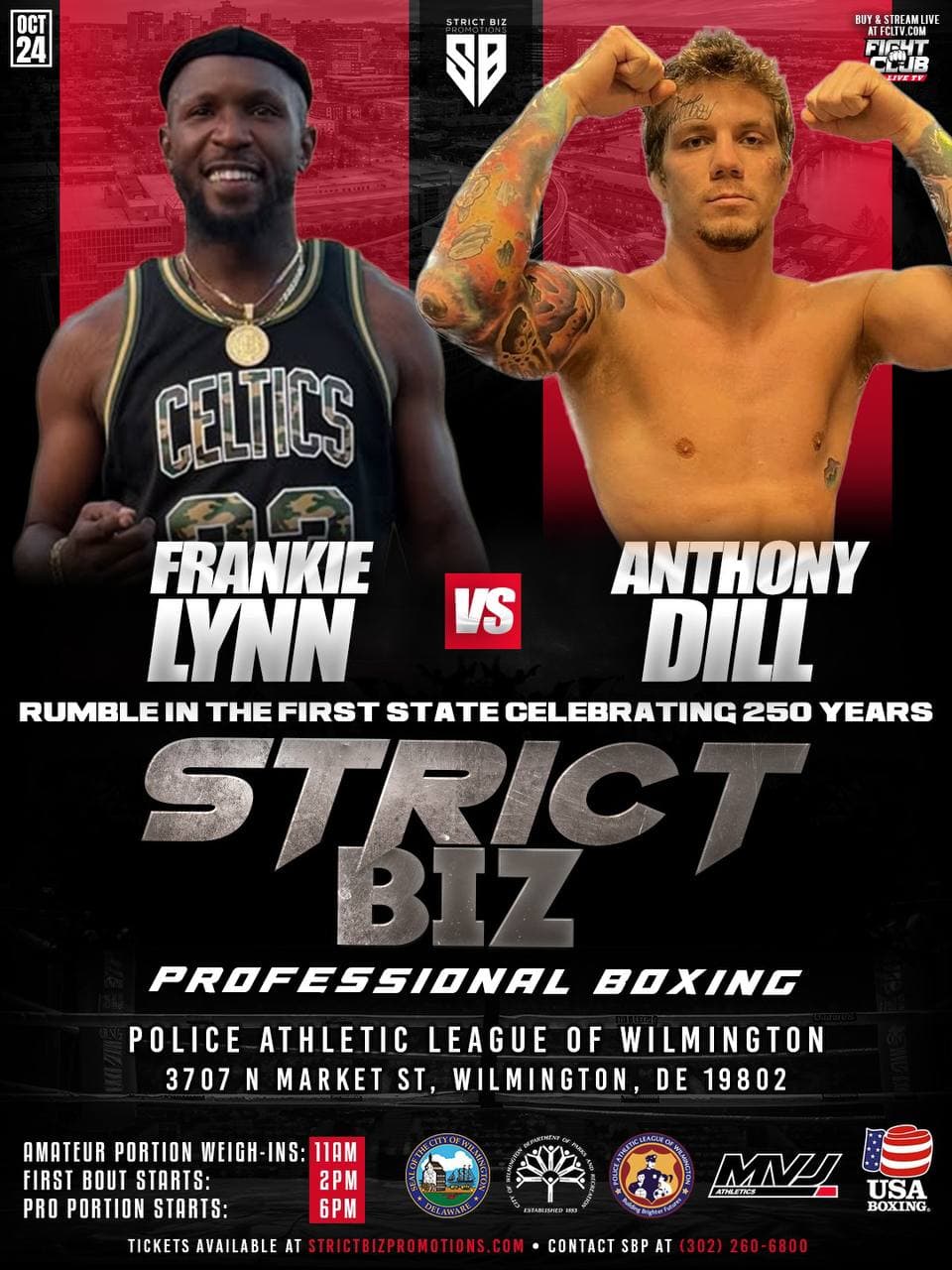 Frankie Lynn vs Anthony Dill