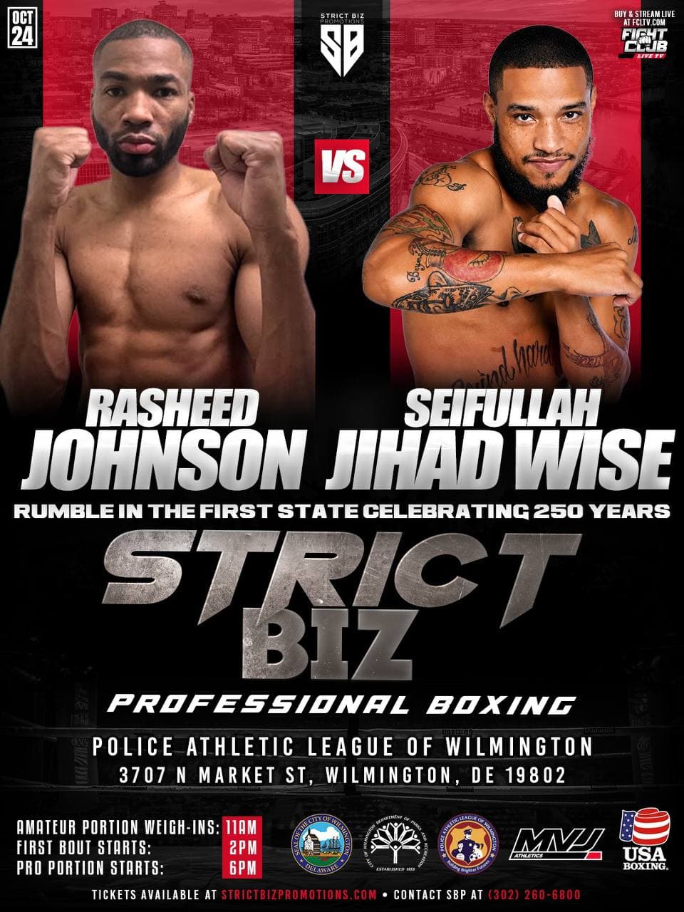 Rasheed Johnson vs Seifullah Jihad Wise
